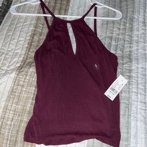 PAC SUN BURGUNDY TANK TOP
